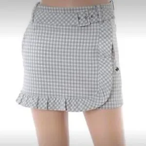 【PEARLY GATES】 Seersucker String Frill Culotte Skirt Genuine PEARLY GATES GOLF Womens Seersucker String Frill